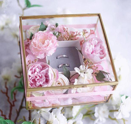 تزیینات سفره عقد،تزیینات زیبای سفره عقد تزیینات جای حلقه, ایده های جا حلقه ای