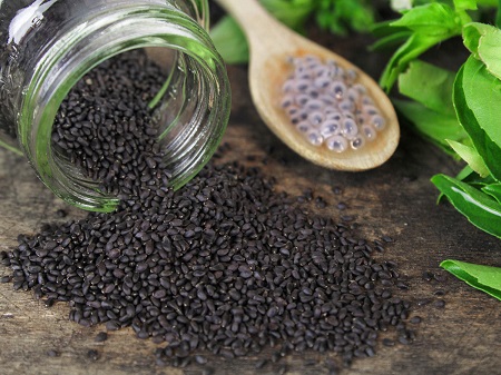 پیشگیری از سرطان با تخم ریحان, مضرات تخم ریحان, خواص تخم ریحان