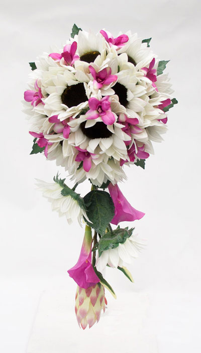 دسته گل آبشاری , دسته گل عروس 2013