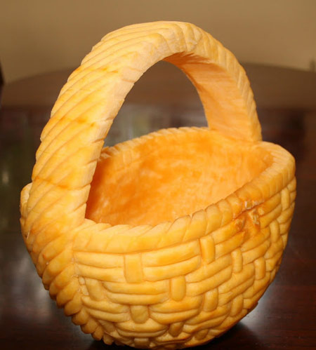 میوه آرایی شب یلدای امسال،تزیین هندوانه و کدو شب یلدا میوه آرایی شب یلدا,شب یلدای امسال
