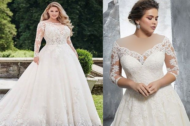 لباس عروس مناسب خانم های چاق