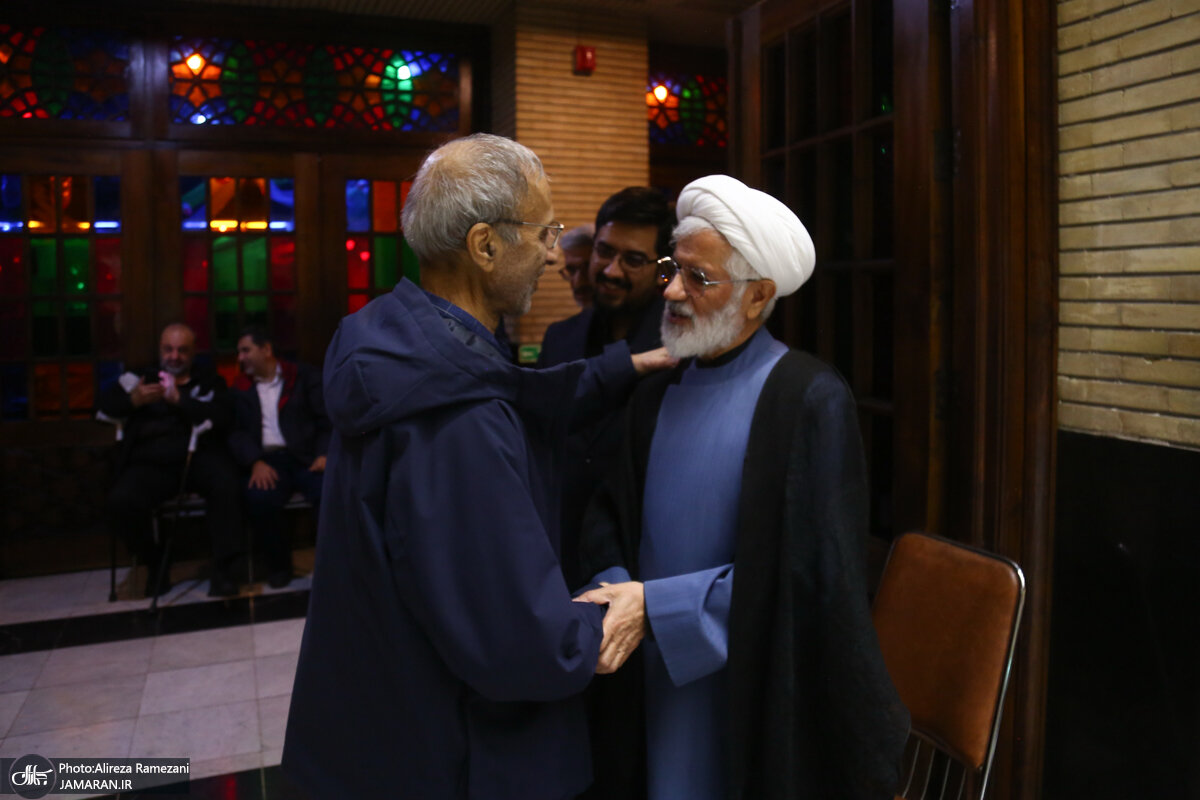 تصاویر جدید از موسوی خوئینی ها، بهزاد نبوی و علی یونسی در یک مراسم