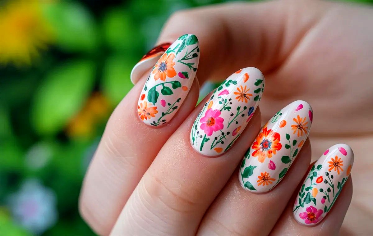 جدیدترین مدل‌های ناخن تابستانی 1404| ترندهای خنک و شاد برای روزهای گرم
