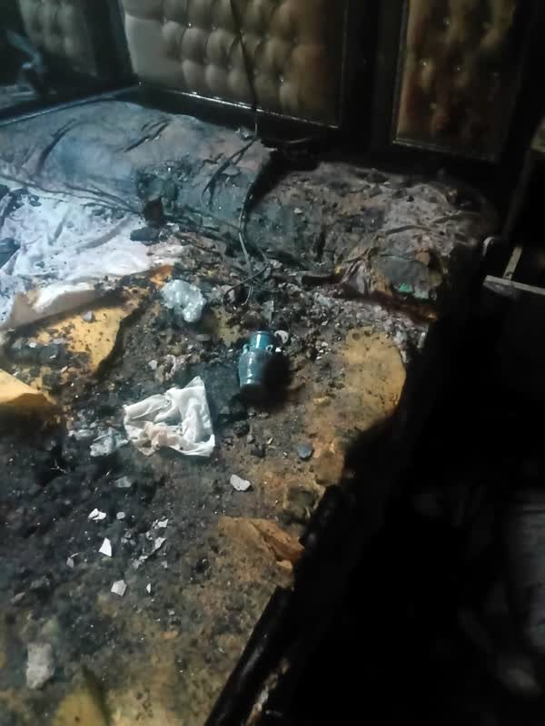 مهار حریق منزل مسکونی در خیابان بابک