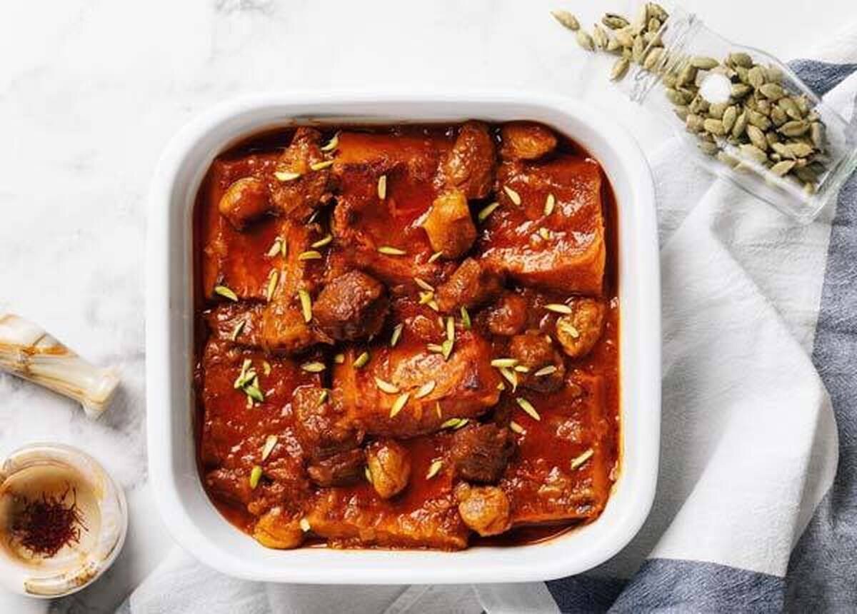طرز تهیه خورشت کدو تنبل با گوشت