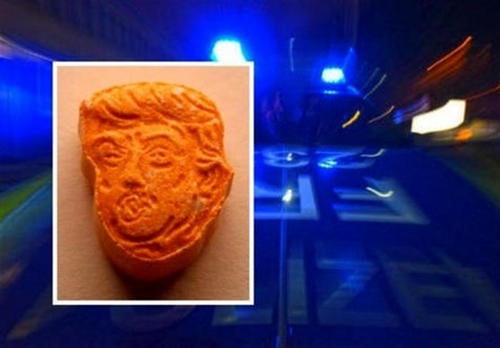 کشف قرص‌های اکستازی با شکل ترامپ در آلمان