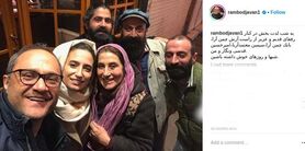 سلفی رامبد و نگار  با فاطمه معتمدآریا