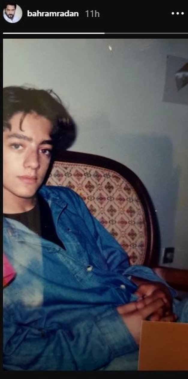 عکس جدیدی از بهرام رادان در نوجوانی