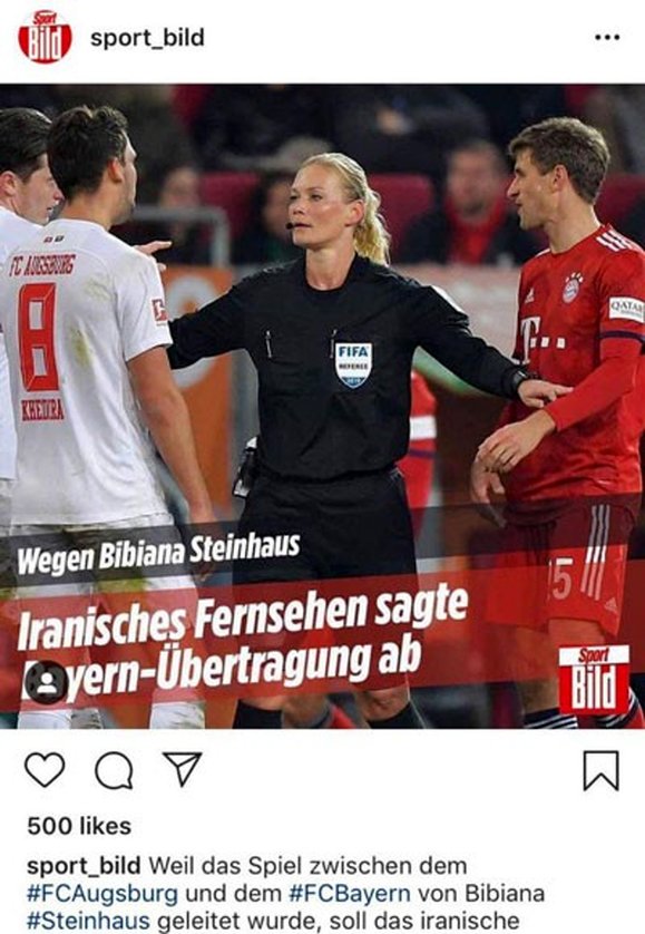 بازتاب جهانی سانسور بازی بایرن در ایران