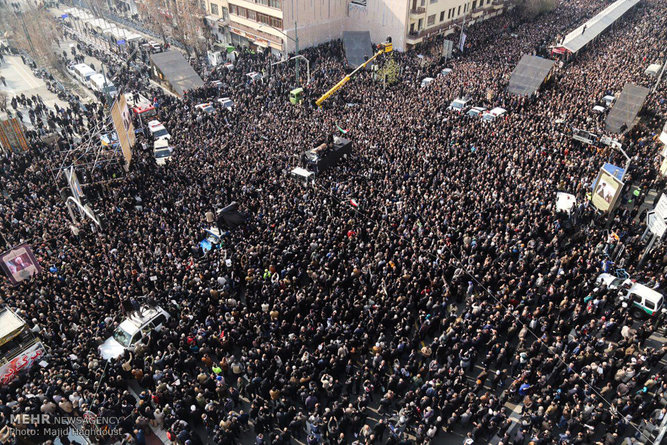 حضور مردم در مراسم تشییع و تدفین آیت‌الله هاشمی رفسنجانی