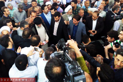 سید ابراهیم رییسی رای خود را به صندوق انتخابات انداخت