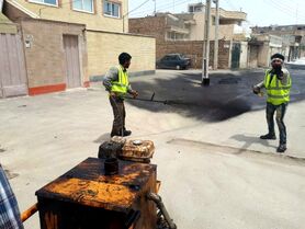آسفالت معابر فرعی منطقه ۱۴ در دستور کار است