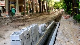 تکمیل سنگفرش فاز اول چهارباغ عباسی تا پایان هفته جاری
