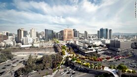 طراحی باغ معلق در بزرگراه متروک سئول