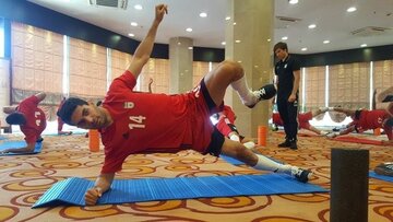تمرین ملی‌پوشان در هتل/ ترکیب تیم ملی کامل شد + تصاویر