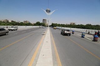 بهره برداری رسمی از پروژه تعریض پل فلزی