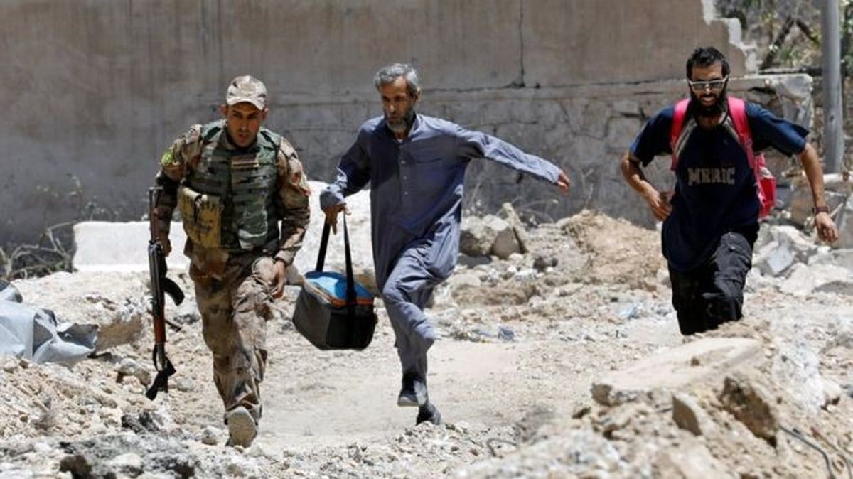 داعش ۱۰۰ هزار نفر را در موصل سپر انسانی گرفته است