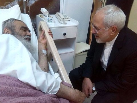 عیادت ظریف از آیت‌الله مظاهری