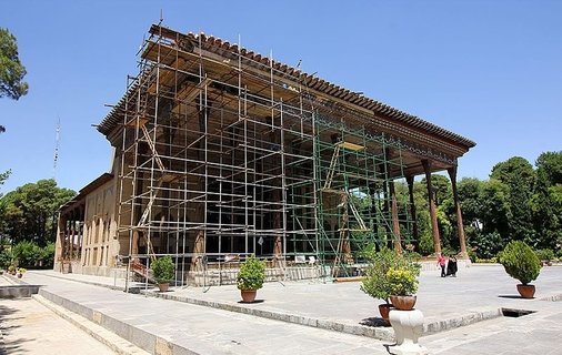 نظارت یونسکو بر روند مرمت کاخ چهلستون