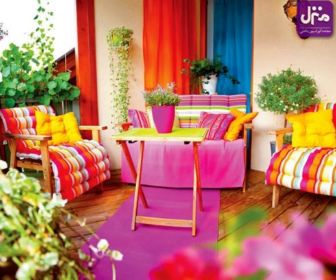 7 گام برای داشتن بالکن بهاری و تابستانی