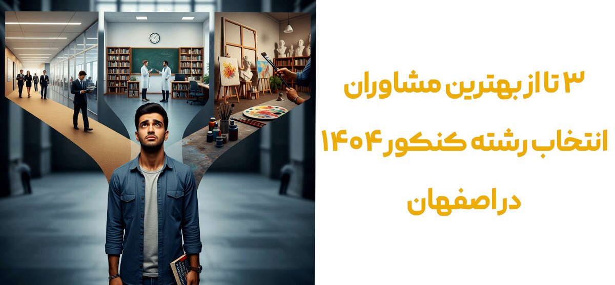 بهترین مشاوره انتخاب رشته در اصفهان و 3 ترفند قبولی 1404