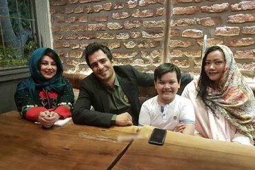 بازیگر ایرانی و همسر تایلندی‌اش