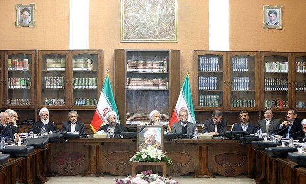 تصاویر اولین جلسه ریاست آیت‌الله موحدی‌کرمانی بر مجمع تشخیص