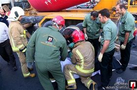 مرگ فجیع عابران پیاده زیر چرخ‌های بونکر حمل سیمان در دادمان