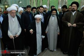همراهی سیدحسن خمینی با آیت‌الله جنتی