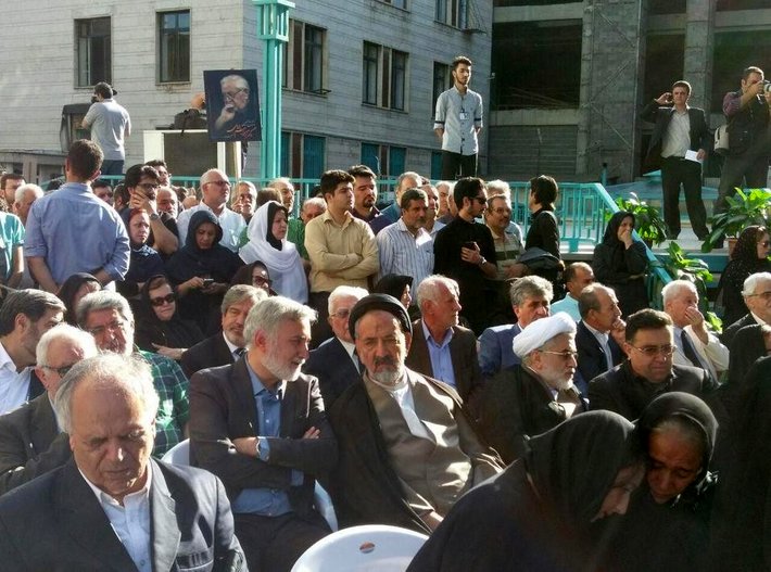 مراسم تشییع ابراهیم یزدی آغاز شد