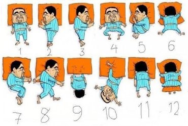 شخصیت شناسی از روی طرز خوابیدن افراد