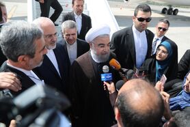 ورود روحانی به نیویورک