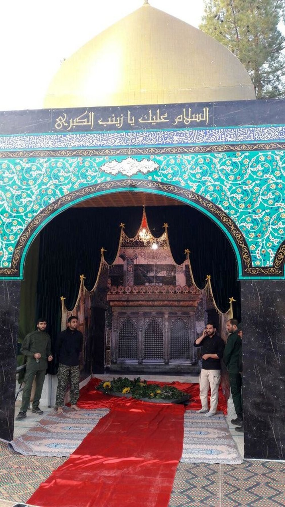 تصاویر خانه ابدی شهید حججی