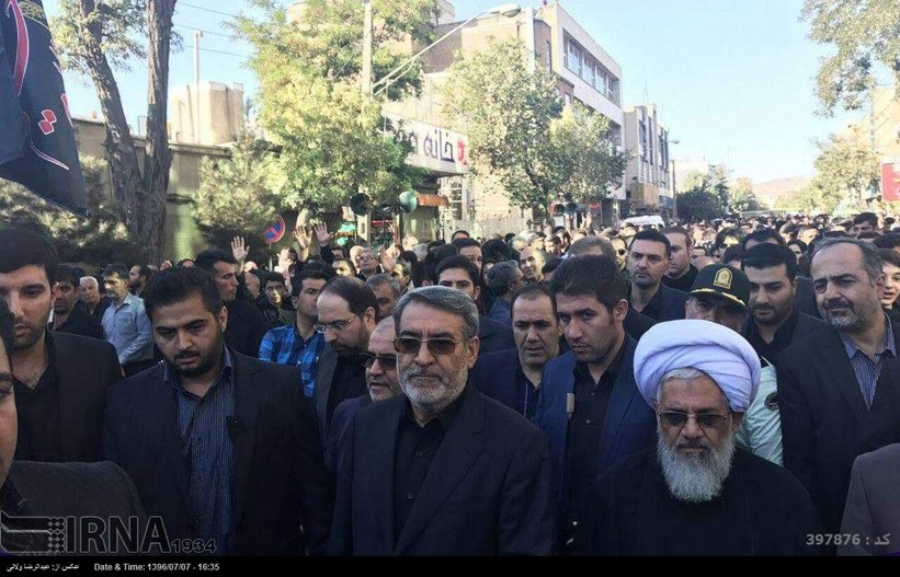 وزیر کشور در عزاداری حسینیه اعظم زنجان