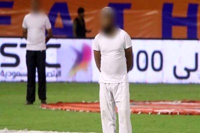 لباسی عجیب در لیگ عربستان