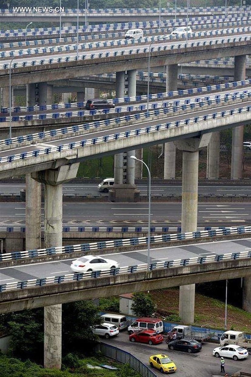 پیچیده‌ ترین پل روگذر جهان