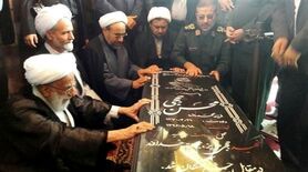 آیت الله جنتی به دیدار خانواده شهید حججی رفت