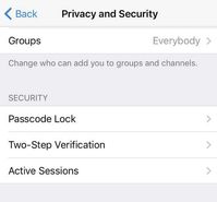 چطور دسترسی دستگاه‌ها به تلگرام را ببندیم؟
