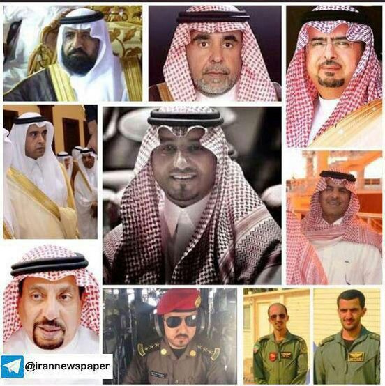 7 عضو کشته شده خاندان سلطنتی عربستان