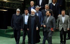 تقدیم لایحه بودجه توسط روحانی به مجلس