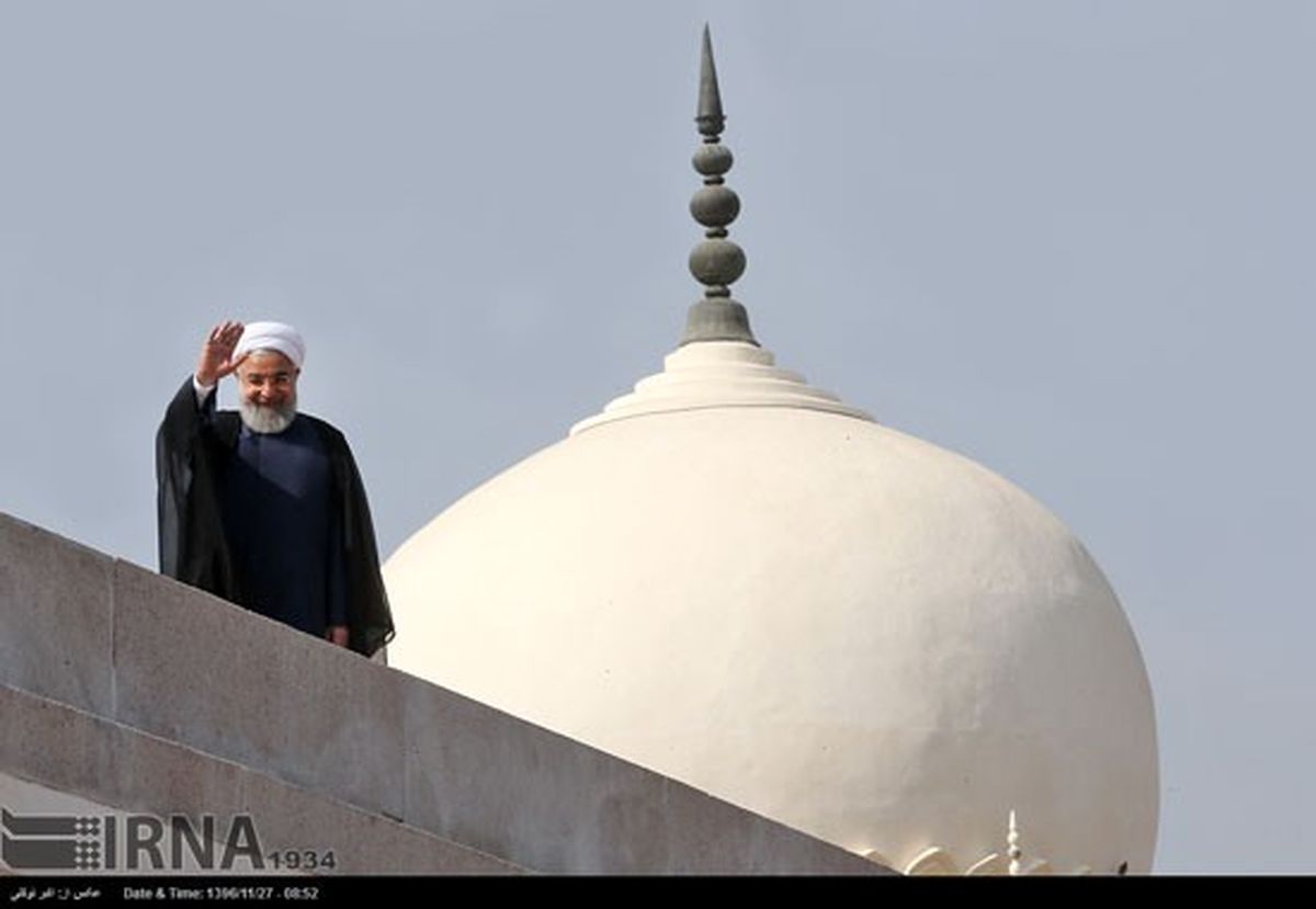 بازدید روحانی از آثار تاریخی «حیدرآباد» هند