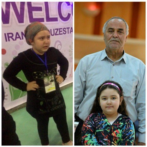 ممانعت حراست از وزنه زدن دختر بچه 8 ساله