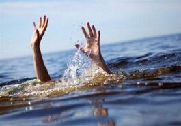 نجات مرد خوش‌شانس از غرق شدن 