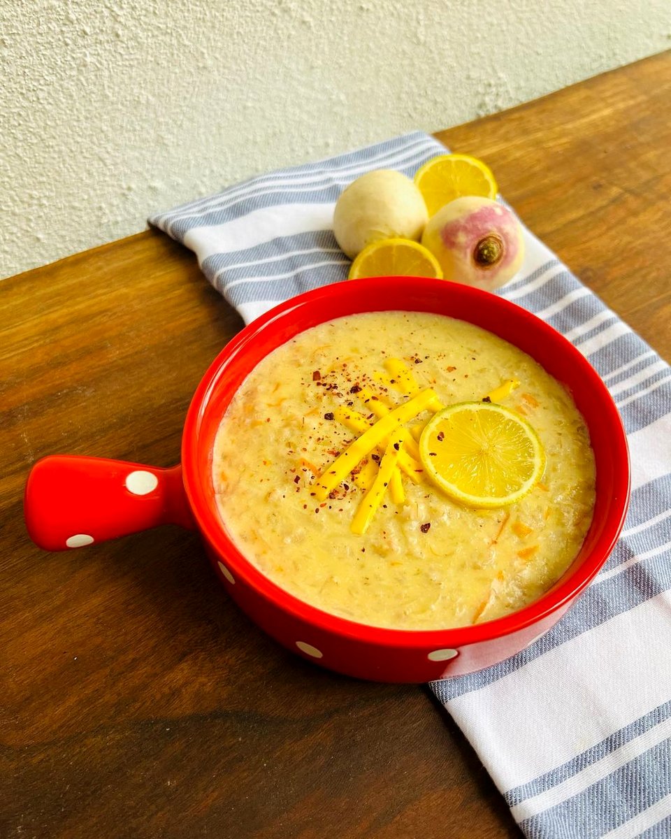 طرز تهیه سوپ شلغم برای سرماخوردگی و گلودرد به روش ساده