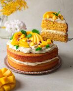 طرز تهیه کیک انبه خانگی مرحله به مرحله + فوت‌وفن پخت و فیلم آموزشی