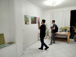 پای گلونیا به گالری آرین هنر معاصر اصفهان باز شد