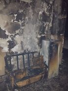 نجات شهروند گرفتار در دود و آتش