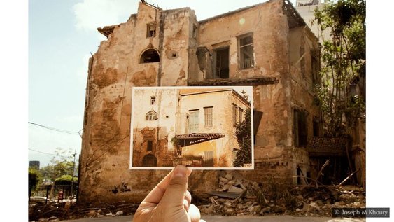 نماهایی دردناک، پیش و پس از انفجار عظیم بیروت