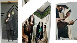  اولین عکس‌ها از محسن افشانی و سویل خیابانی در دادگاه/ عکس