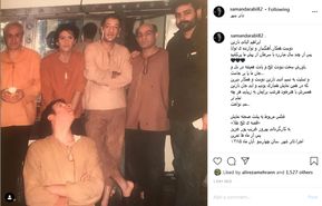تصویری قدیمی از مرحوم ابراهیم اثباتی در صفحه بازیگر «خانه امن»